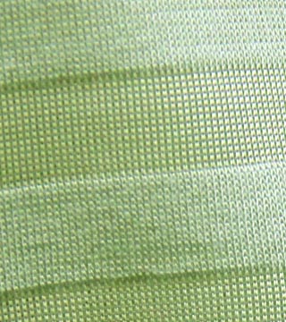 薄手透かしボーダー天竺(イエローグリーン)表面感><br clear=