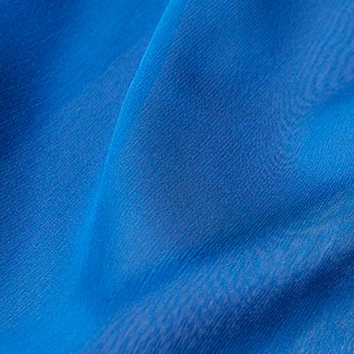 薄手シアーシャンブレー(ロイヤルブルー)中距離