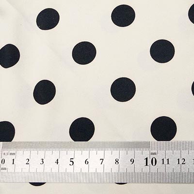 Peサテンポルカドット（オフホワイト）サイズ