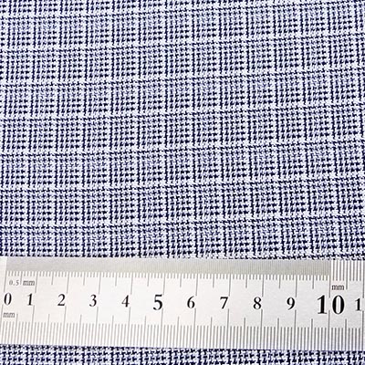 Pe先染めミニチェック（ネイビー）サイズ