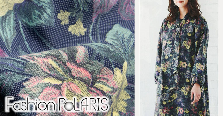 レディブティック2025年１２月冬号011 B5-141 ボタニカルクレープ