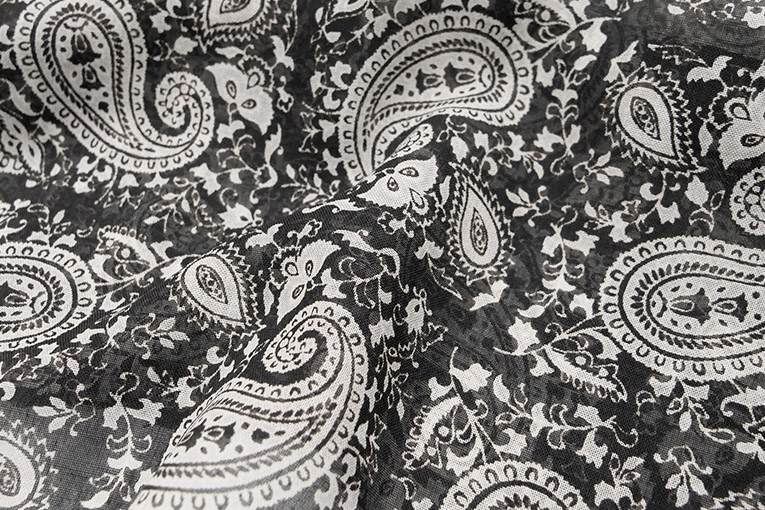 Pe.ボイルペイズリプリント（ブラック）