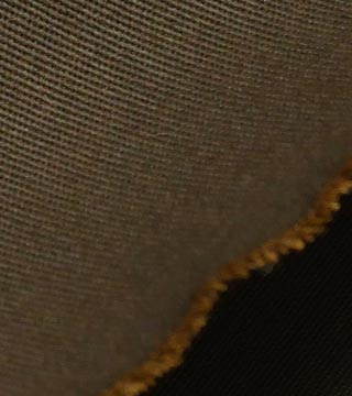 EGO s.r.l コットン高密ツイル（グランドブラウン）表面感><br clear=