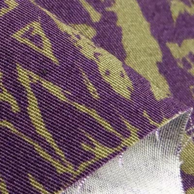 C.ブロードプリント（カーキー）表面感><br clear=