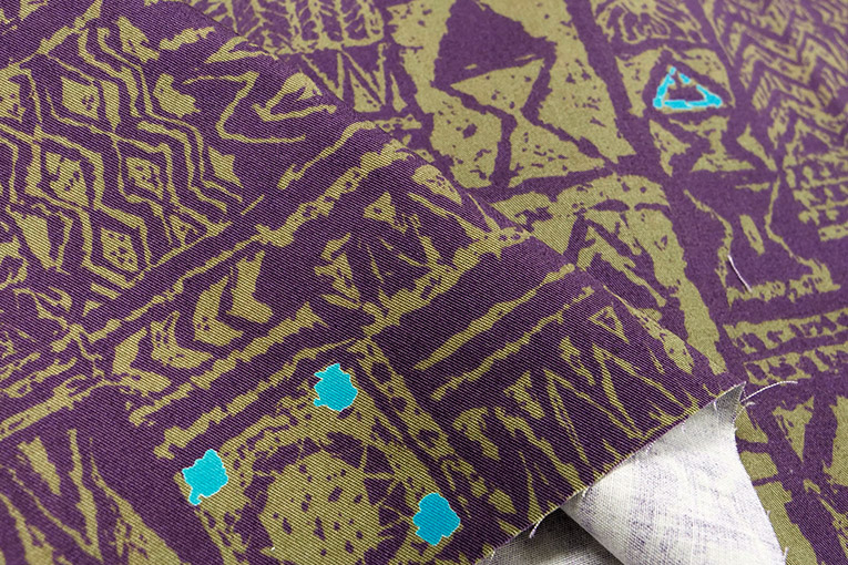 C.ブロードプリント（カーキー）