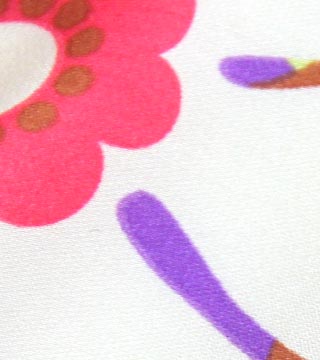 SETERIE ARGENTI 薄手サテンプリント（パープル）表面感><br clear=
