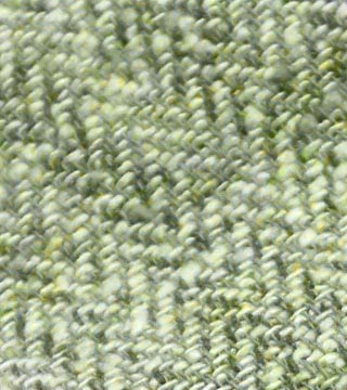 REISSMANN シルク混紡ヘリンボン（イエローグリーン）表面感><br clear=