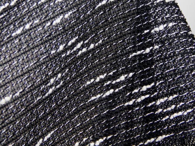アンゴラ混カラミ織り（ブラック）