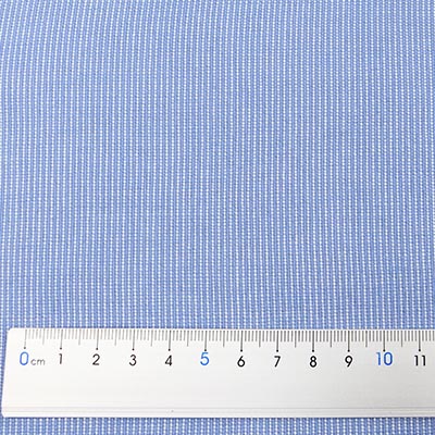 Pe/C薄手ハードピケ（サックスブルー）サイズ