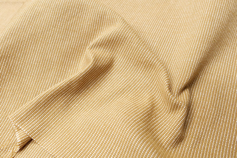 Pe/C薄手ハードピケ（イエローブラウン）