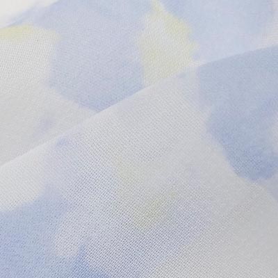 ペールフラワーシフォン（ライトブルー）表面感><br clear=