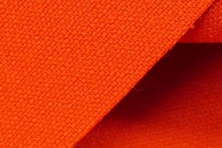 2WAYストレッチウィーブ(オレンジ)表面感><br clear=