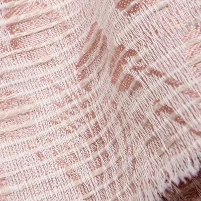 Pe花柄ジャカード（サクラ）表面感><br clear=