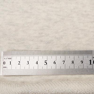 杢ソフト裏毛ニット（ヘザー）サイズ