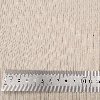 C.片畦ニット（アイボリー）サイズ