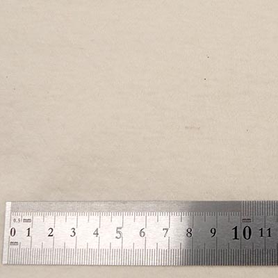 針抜きフライスエアニット（アイボリー）サイズ