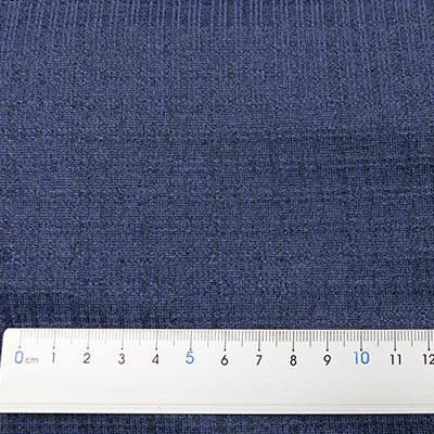 Pe.中厚手ジャカードニット（インディゴ）サイズ