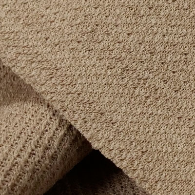 Pe.ツイルニット（ブロンド）表面感><br clear=