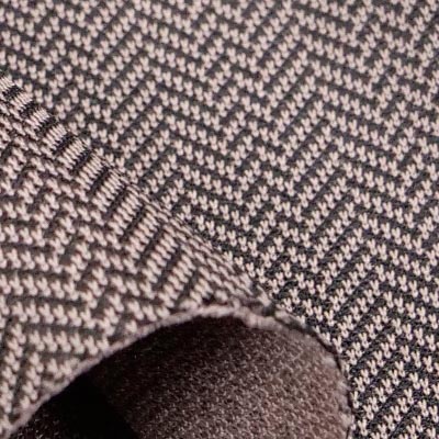 Peヘリンボンストレッチ（ブロンド）表面感><br clear=