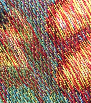 SERIKOS 先染めジャカード（カクタス）表面感><br clear=