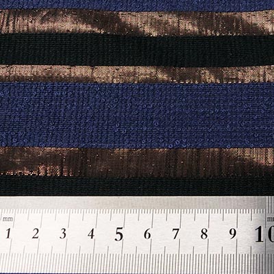 スパークボーダージャカード（ネイビー）サイズ