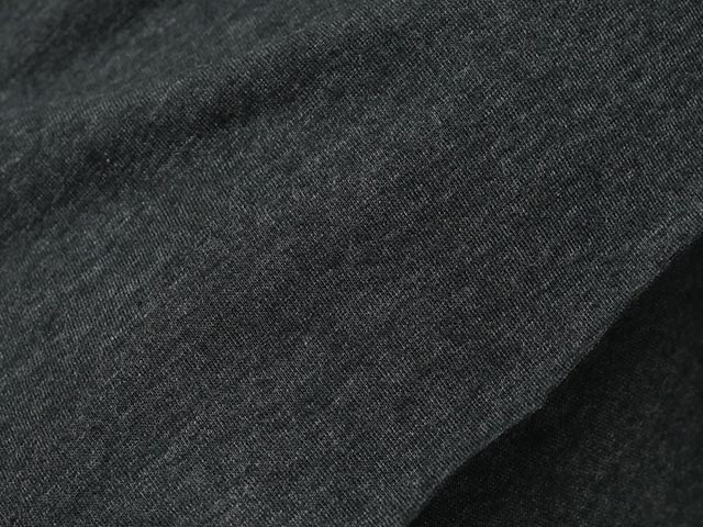 C/Pe/Ra薄手杢天竺(チャコールグレー)