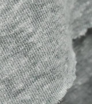 C/Pe/Ra薄手杢天竺(グレー)表面感><br clear=