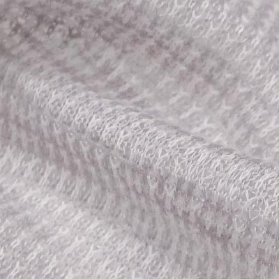 シアー薄手ピュアリネンニット（ライトグレー）表面感><br clear=