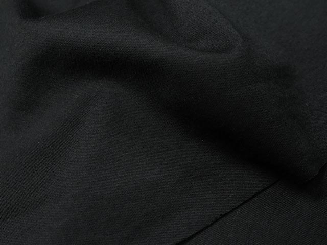 C.中厚手スムース（ブラック）