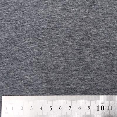 薄手杢スーピマ天竺（ダークグレー）中距離