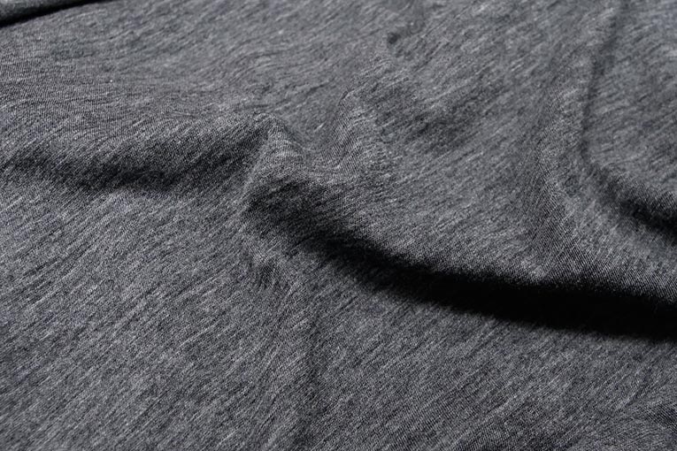 薄手杢スーピマ天竺（ダークグレー）
