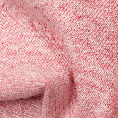 ソフト杢天竺（ストロベリー）表面感><br clear=