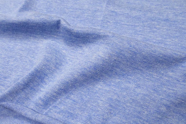 ソフト杢天竺（サックスブルー）