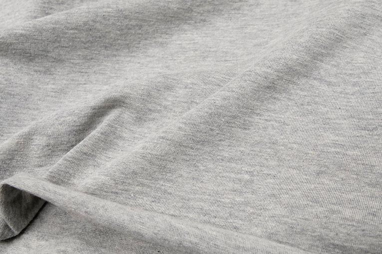 薄手ソフト杢天竺（ライトグレー）