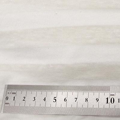 シアーリネンボーダー天竺（アイボリー）サイズ