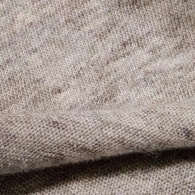 薄手ウォーム天竺（ナチュラル）表面感><br clear=