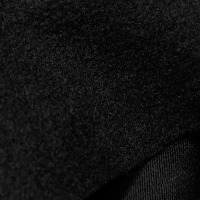 プレミアウォームジャージ(ブラック)表面感><br clear=