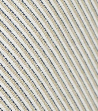 DALTON 中厚コットンストライプストレッチ（カーキー）表面感><br clear=