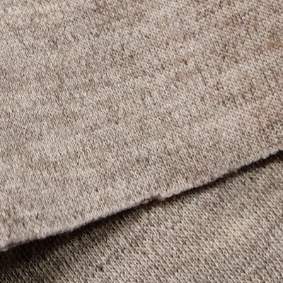 ウール混ポンチ（ナチュラル）表面感><br clear=