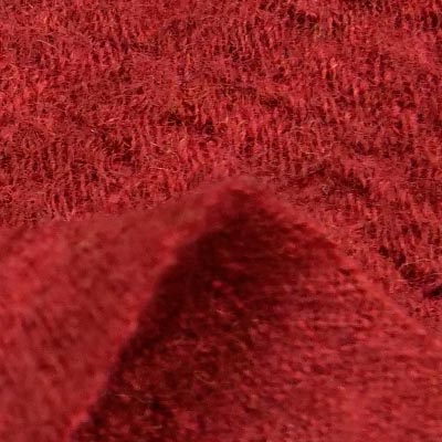 ブークレウールジャージ（レッド）表面感><br clear=