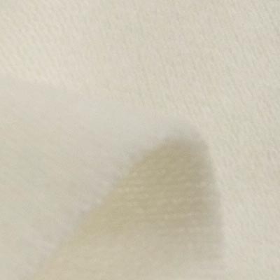 カシミア混ジャージ（オフホワイト）表面感><br clear=