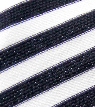 ルレックスボーダー天竺（ダークネイビー）表面感><br clear=