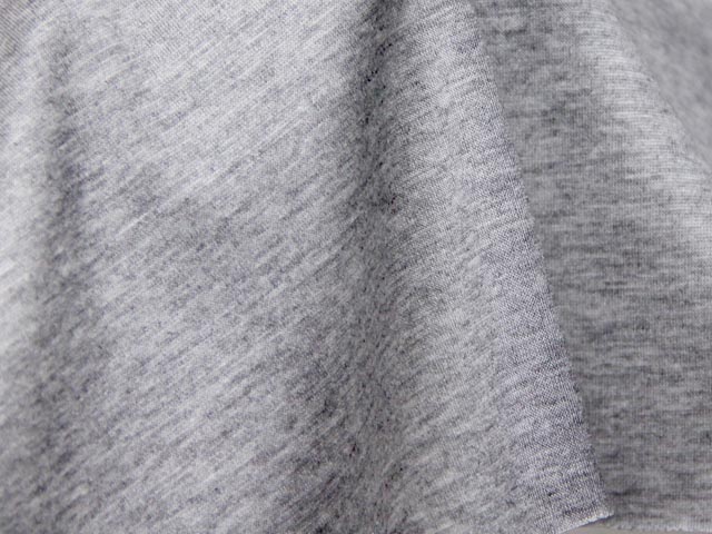 薄手リヨセルコットン天竺(グレー)