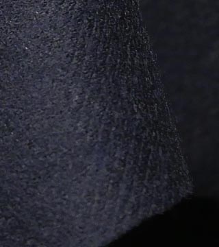 圧縮ウールカノコ（ダークネイビー）表面感><br clear=