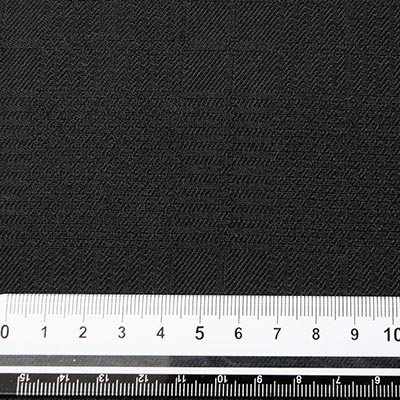 ウールシャドーチェックジャカード（ブラック）サイズ