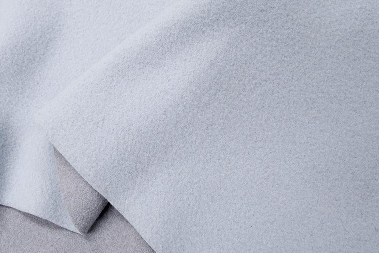 ウール混ダブルフェイス(フロストブルー)