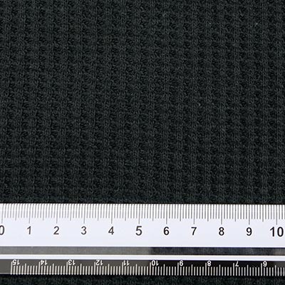 ワッフルニット（ブラック）サイズ