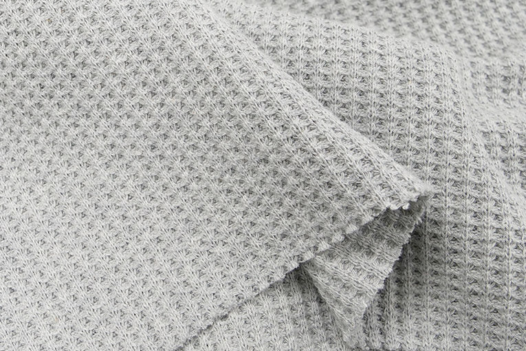 ワッフルニット（グレー）