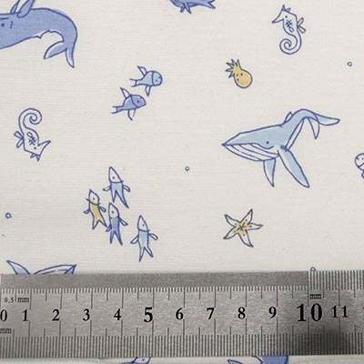 SZ天竺イラストプリント（オーシャン）サイズ