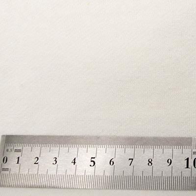 リネンコットン裏毛（ホワイト）サイズ